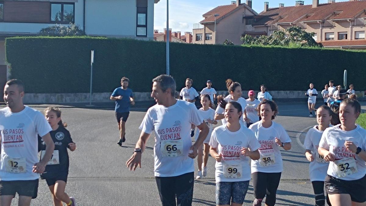 Un momento de la carrera de la pasada edición, en La Fresneda.