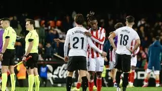 Sigue en directo el partido entre el Athletic Club y el Valencia CF en San Mamés