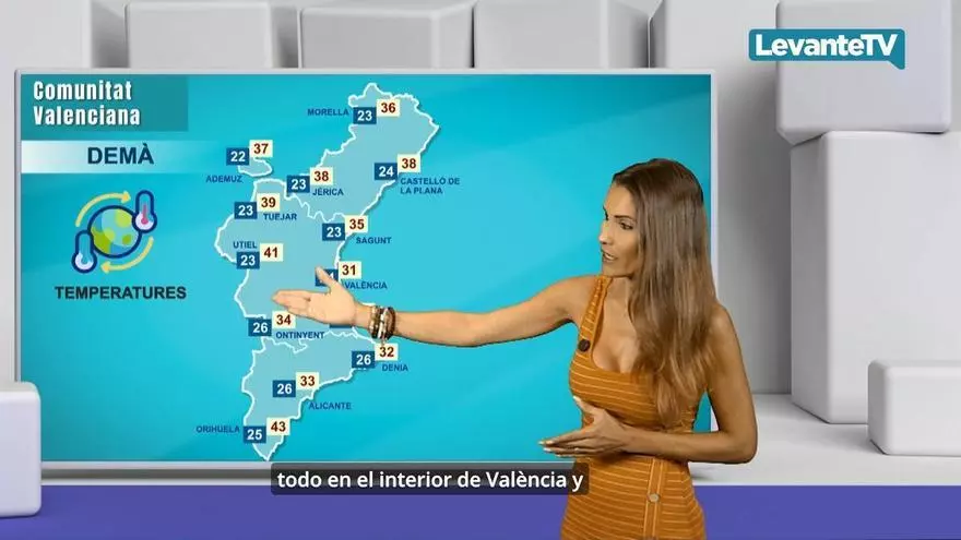 València despedirá la semana con calor extremo y posibles tormentas en el interior