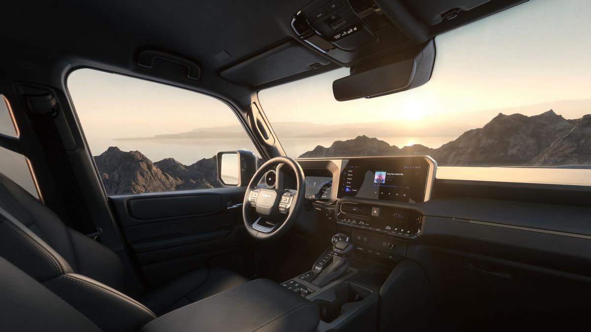 Interior del nou Land Cruiser