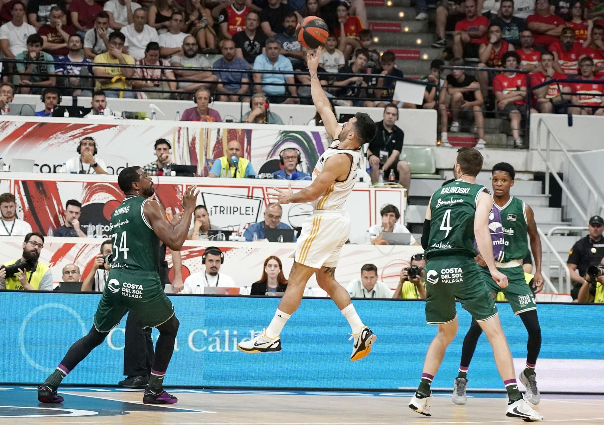 Unicaja - Madrid, final de la Supercopa Endesa 2023