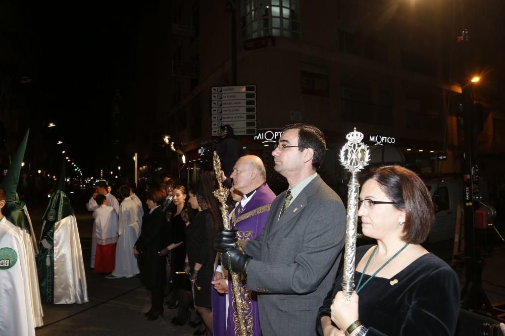 La Esperanza y el Cristo de la Caída protagonizaron el Encuentro en la Vía Doloresa de la Semana Santa de Torrevieja