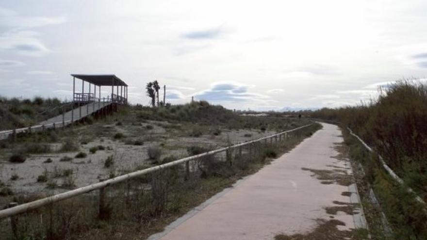 El carril bici de Valencia a El Saler