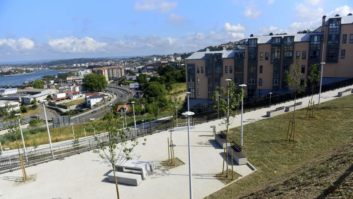 Nueva zona verde en el entorno de Pedralonga.