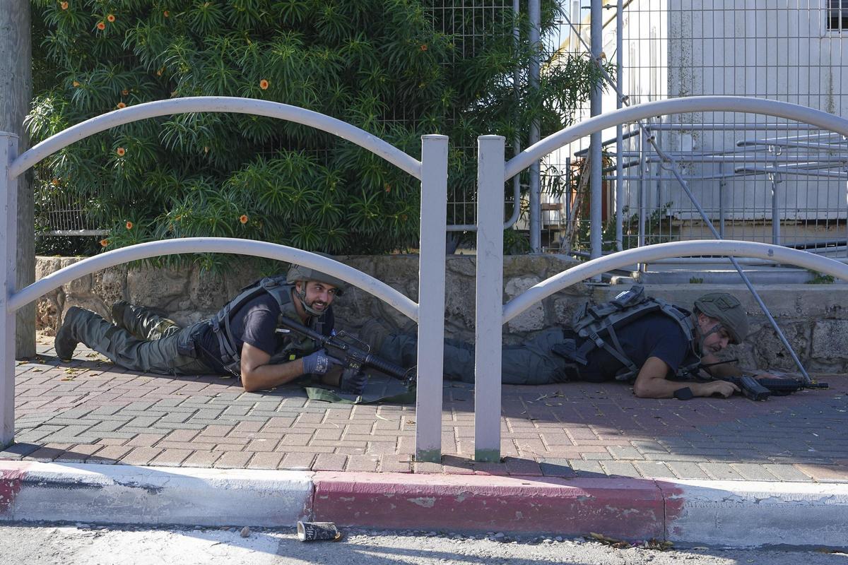 Ataque procedente de la Franja de Gaza en Ashkelon, Israel.