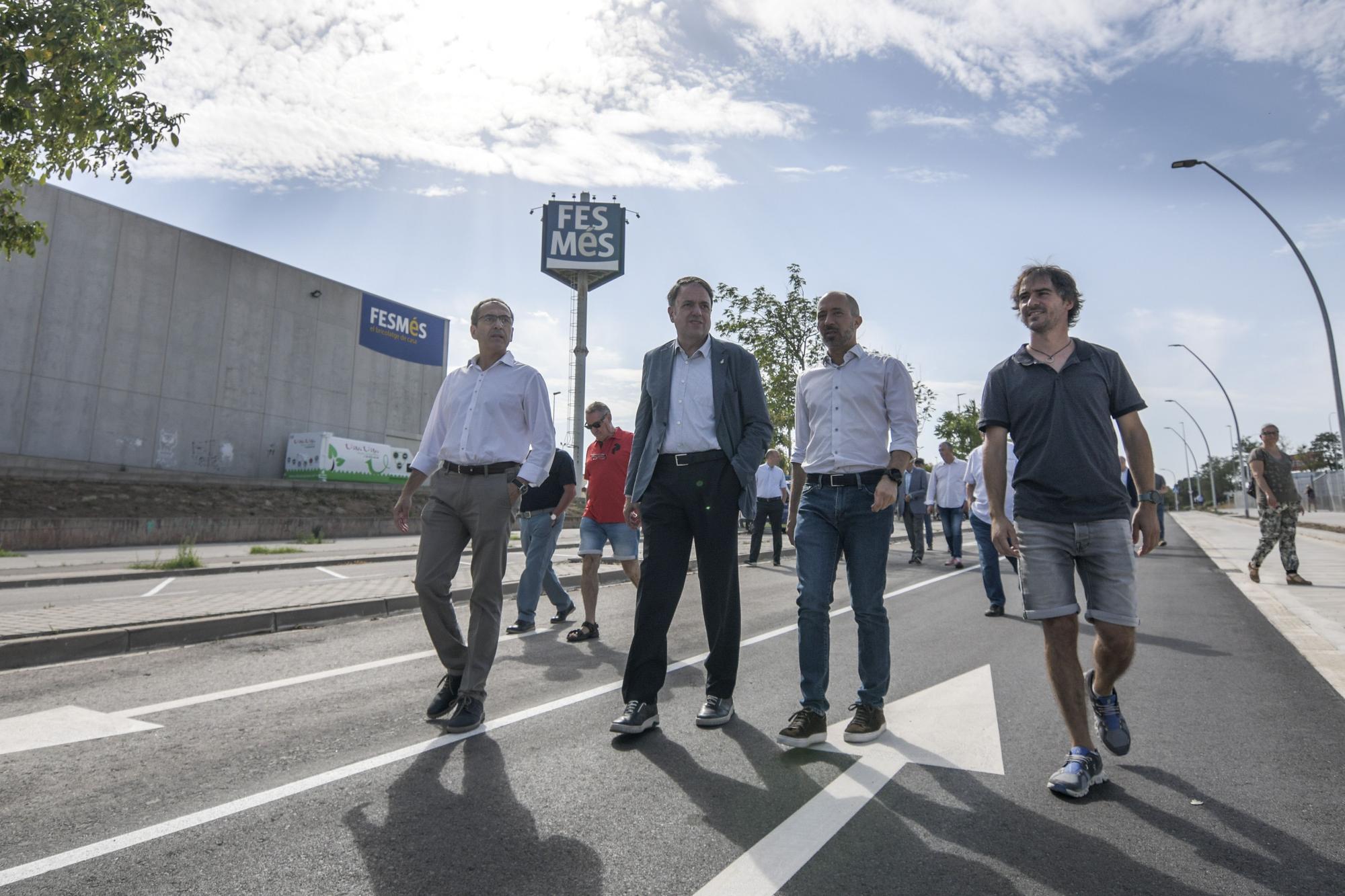 Estrena del darrer tram en obres de l'avinguda dels Països Catalans de Manresa