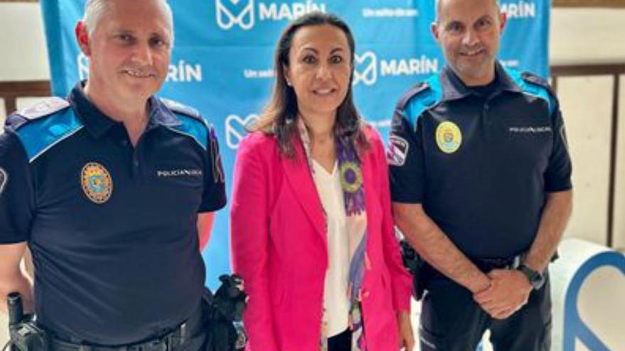 Dos policías locales de Marín, premiados por sus “calidades de valor y sacrificio”