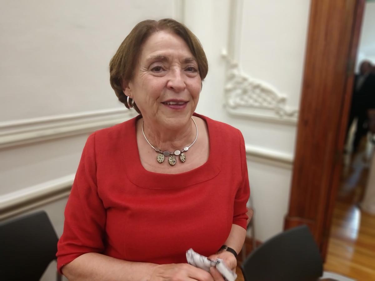 Alba María Pastor Llaneza, la semana pasada en el Ateneo Español en México.