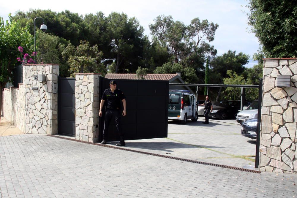 Exterior del domicili de l'empresari Gustavo Buesa