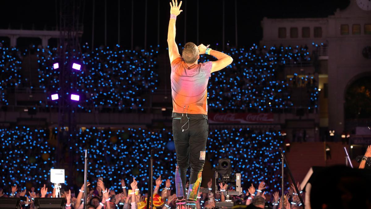 Coldplay en el Estadi Olímpic Lluis Companys