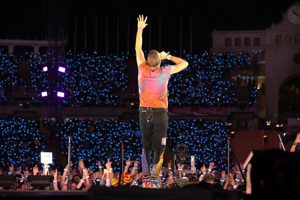 Coldplay en el Estadi Olímpic Lluis Companys