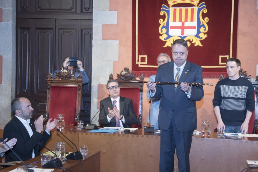 Valentí Junyent pren per tercer cop la vara d'alcalde de Manresa