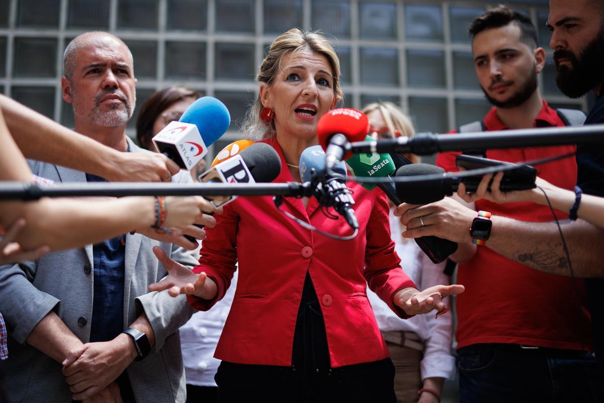 La vicepresidenta segunda, Yolanda Díaz.
