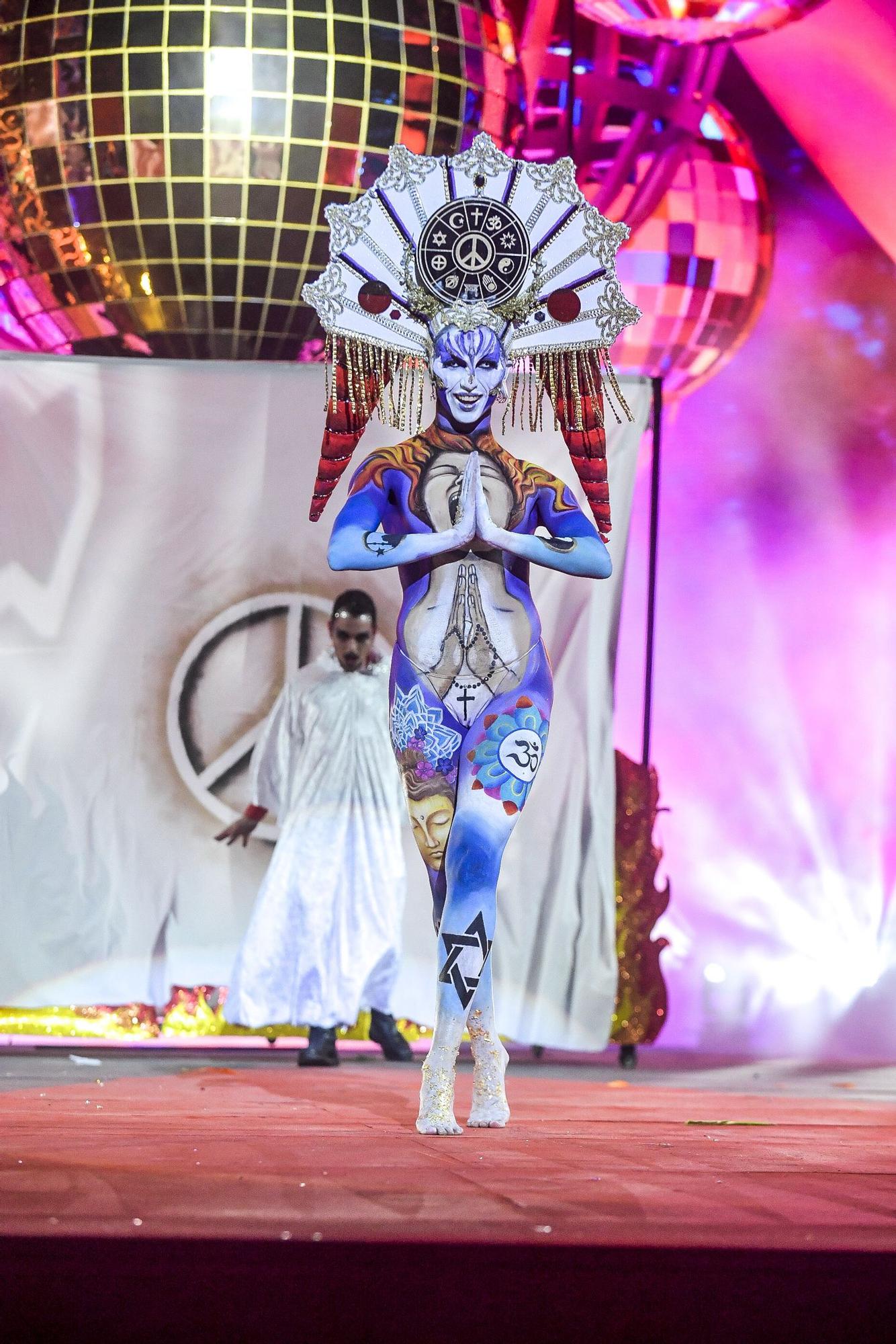 Concurso de maquillaje corporal del Carnaval de Las Palmas de Gran Canaria 2023