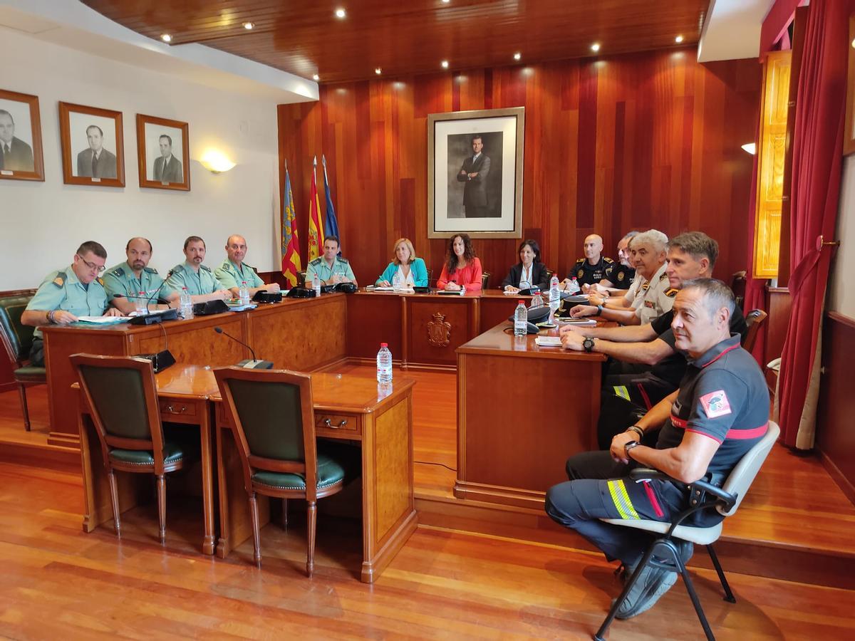 Reunión de la Junta de Seguridad de la Fira de Tots Sants.