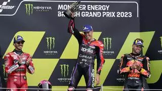 Aleix Espargaró, ganador de MotoGP 2023 en el circuito de Silverstone