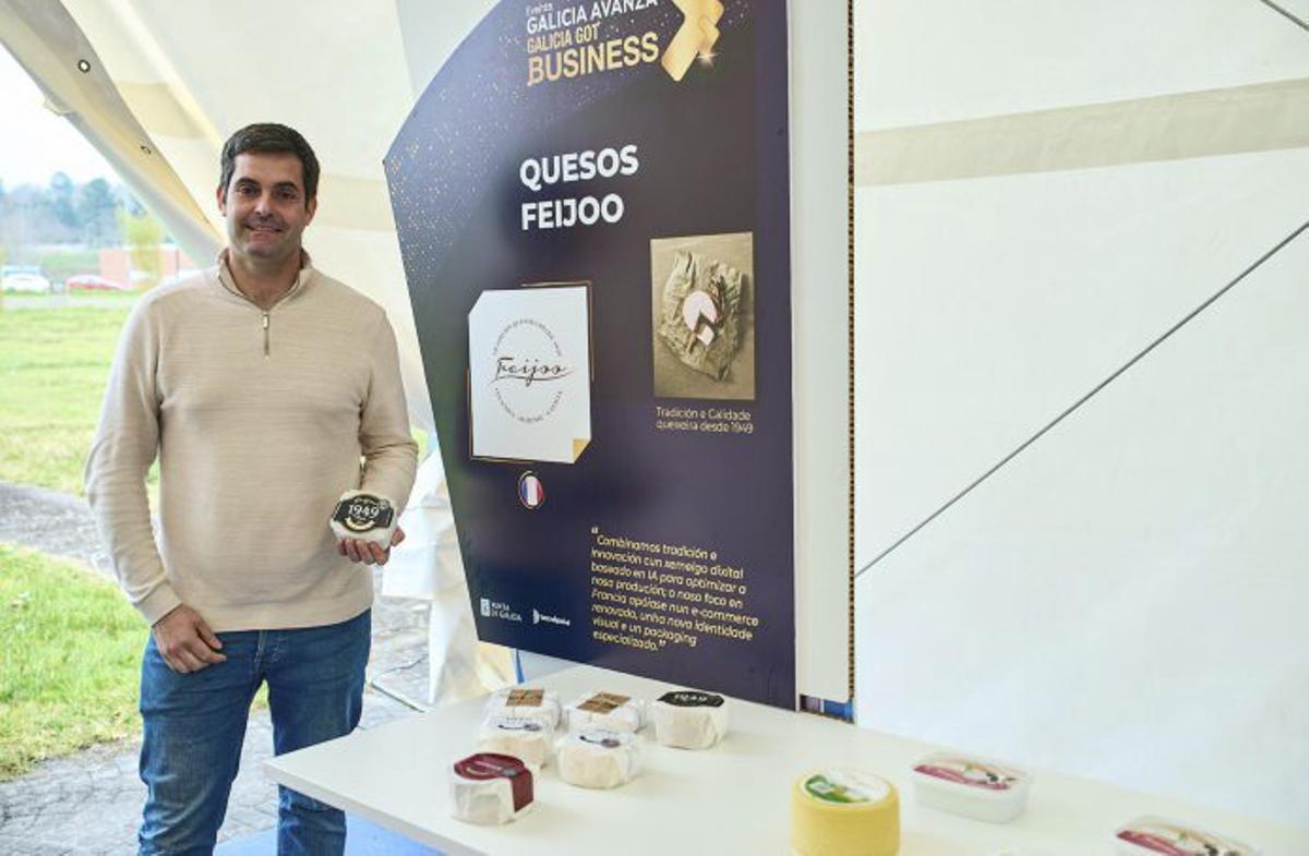 Los quesos de Celanova, que se venden en Francia. | CEDIDA