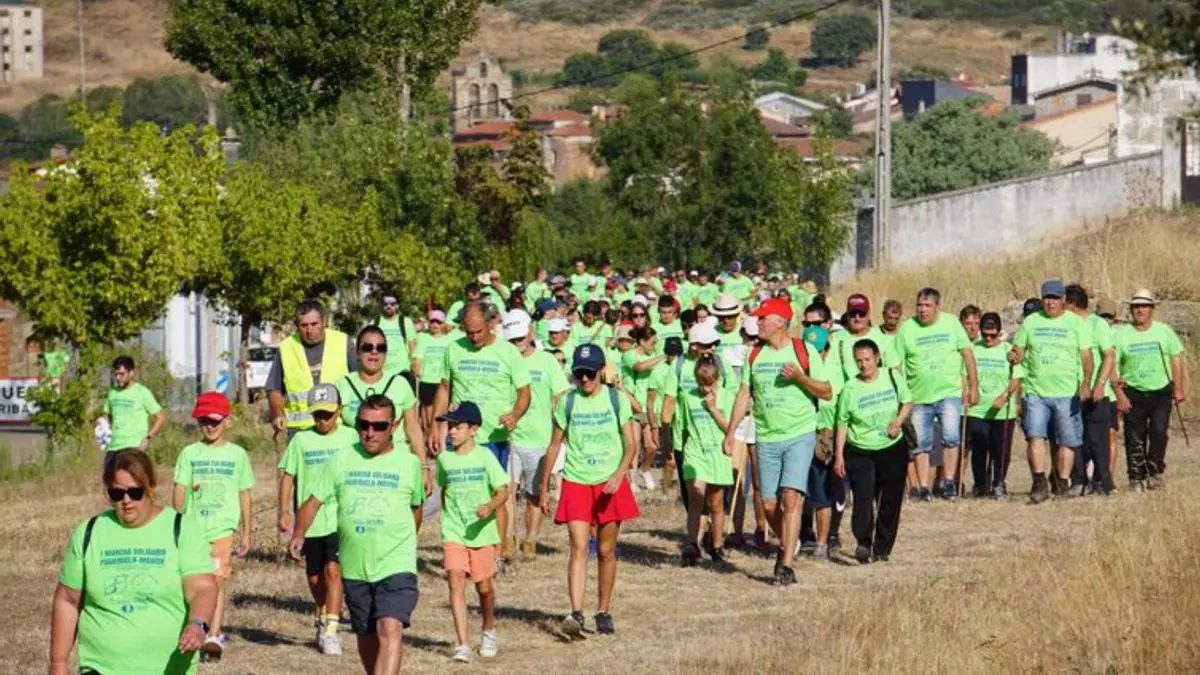 La marcha celebrada en Aliste por las enfermedades raras recauda 12.830 euros
