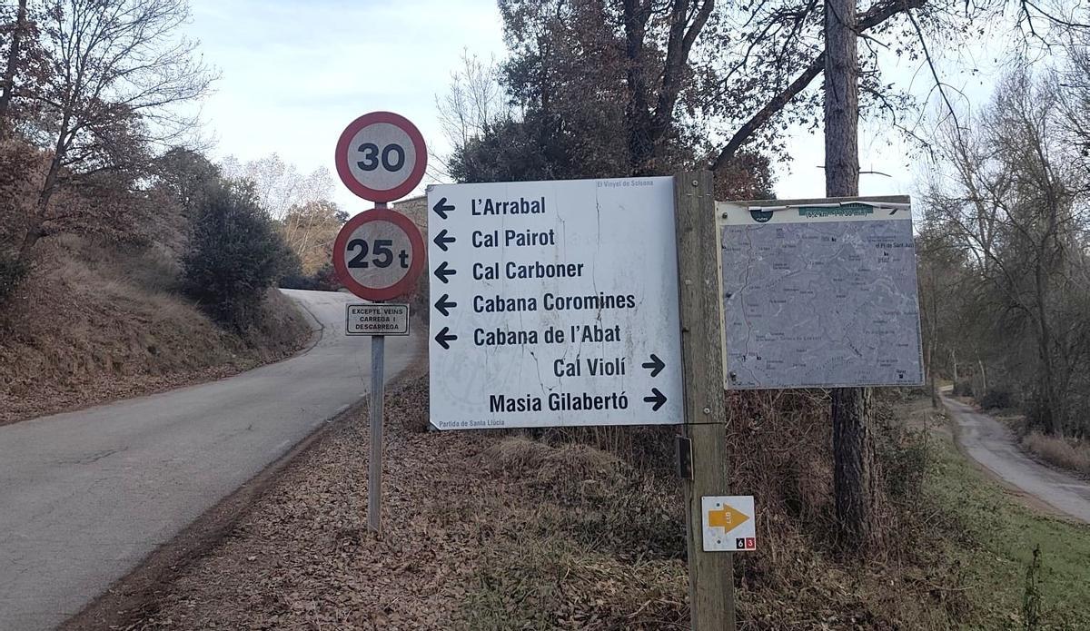La senyalització al Vinyet