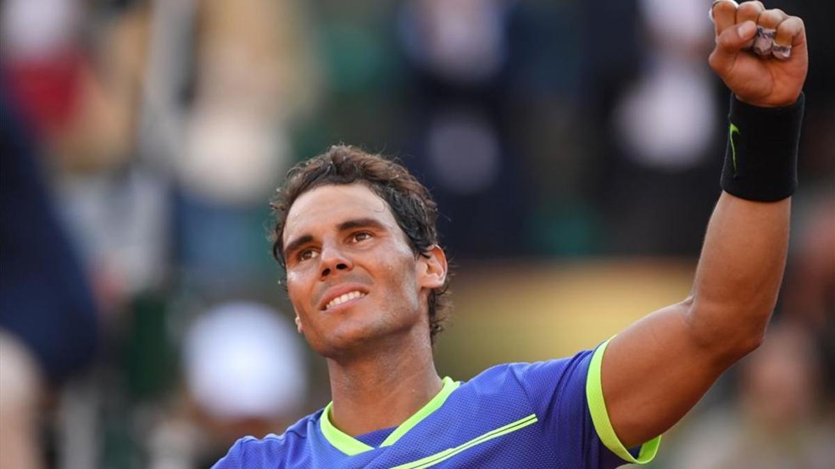 Rafa Nadal está feliz por cómo están yendo las cosas en Roland Garros