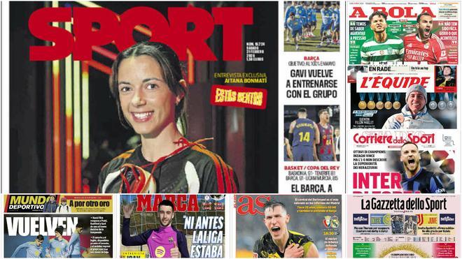 Las portadas de la prensa deportiva de hoy