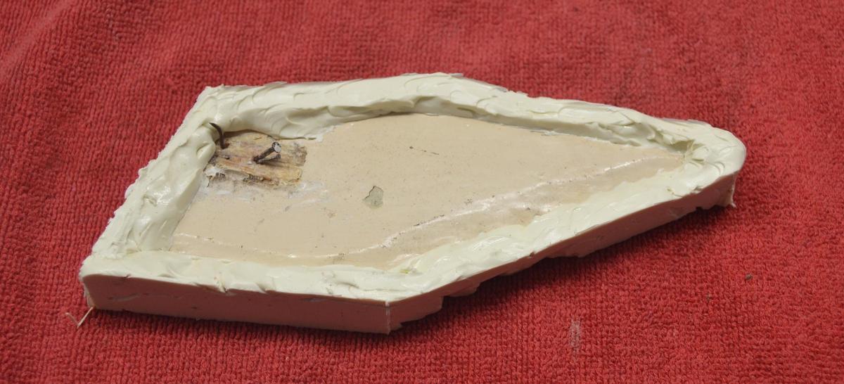 Molde de silicona del ala conservada