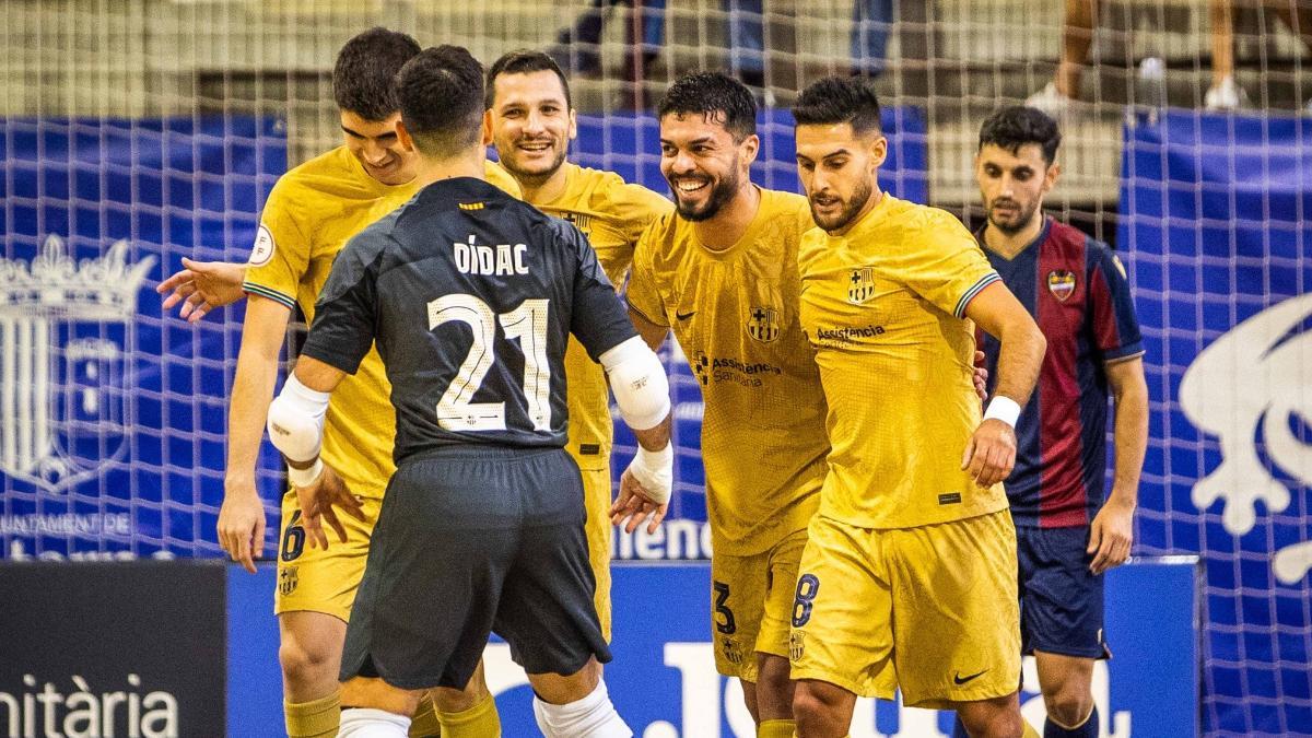 El Barça exhibió 'pegada' en tierras valencianas