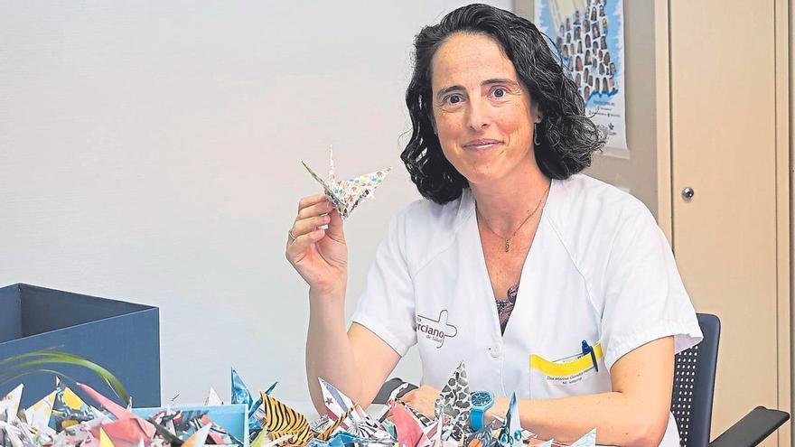 Marina Gandía, médica especialista en Cuidados Paliativos en el Morales: "Cuidar bien es contemplar a la persona, no a la enfermedad"