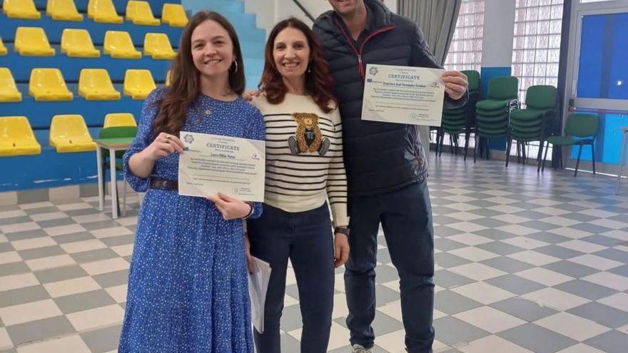 Dos docentes del centro viajaron a Sicilia acompañando a los alumnos.