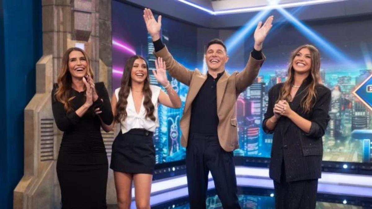La familia Sánchez-Saborido, en 'El Hormiguero'.