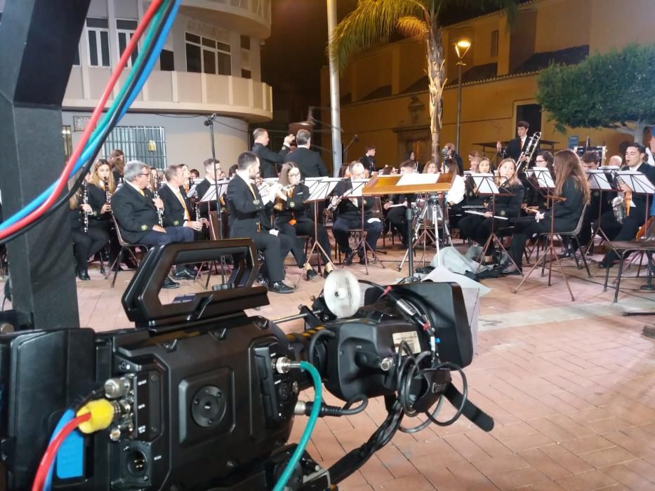 Grabación de la secuencia de la banda para el documental.