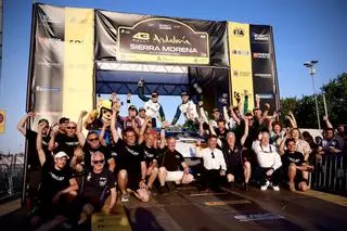 La entrega de premios del Rally Andalucía Sierra Morena, en imágenes