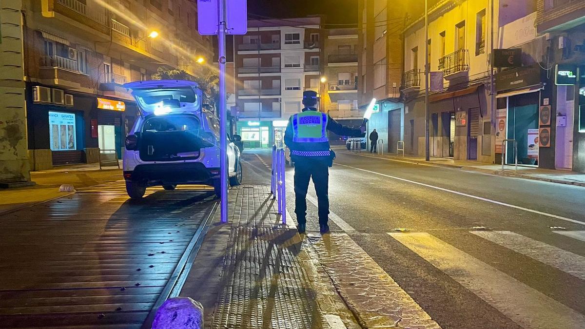 Controles de la Policía Local de Bétera.