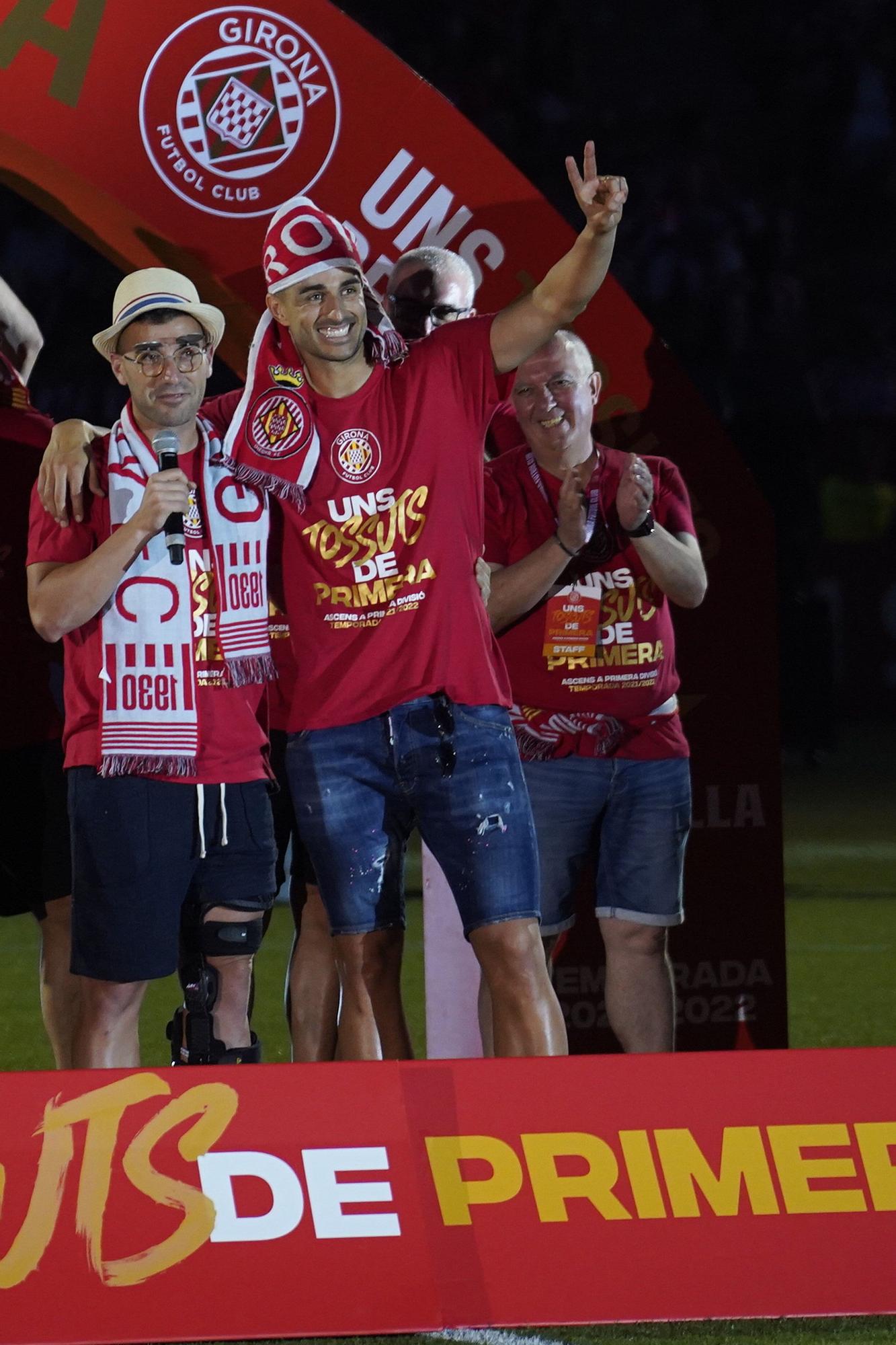 Les millors imatges de la rua de celebració del Girona i el Bàsquet Girona