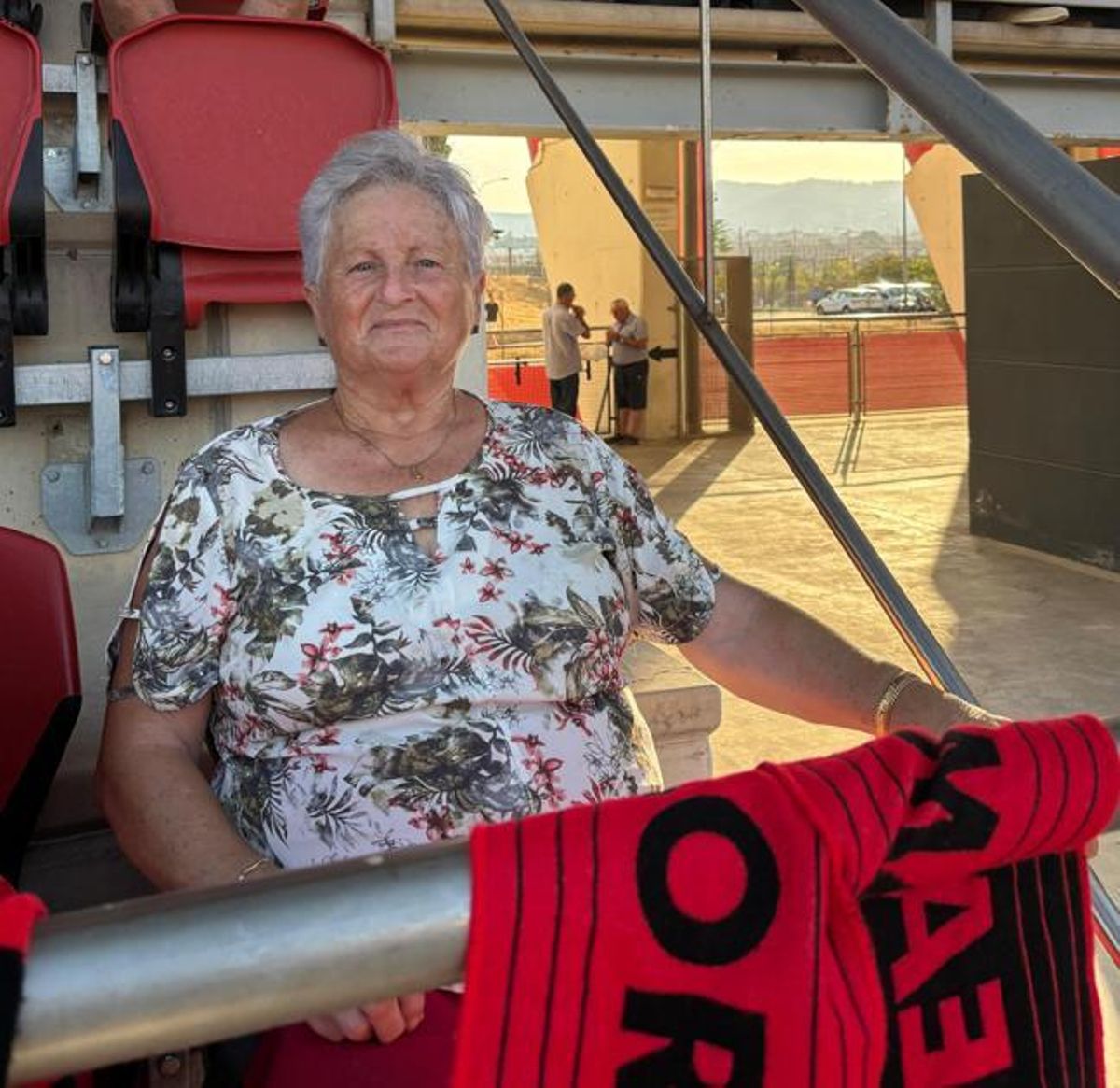 Isabel Espinosa, abonada 3.744 del Mallorca.