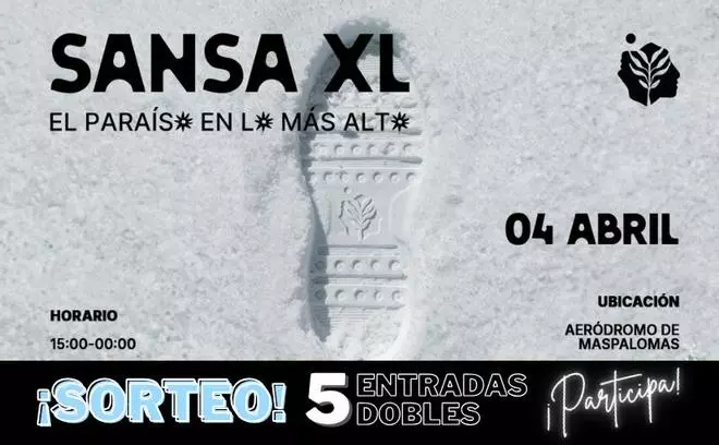 ¡No te pierdas Sansa XL! Participa en el sorteo de LA PROVINCIA y disfruta de la fiesta en Maspalomas