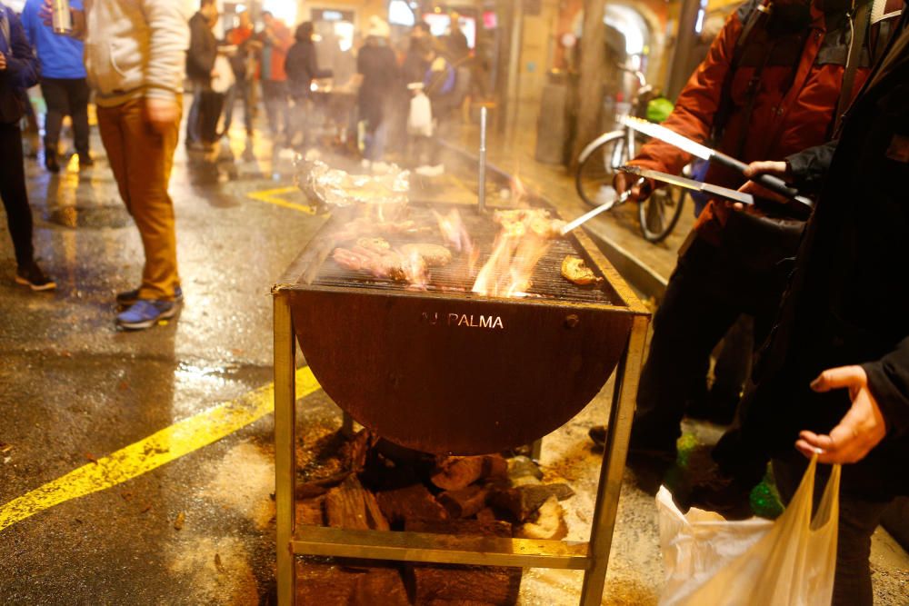 La borrasca Gloria estropea la Revetla de Sant Sebastià