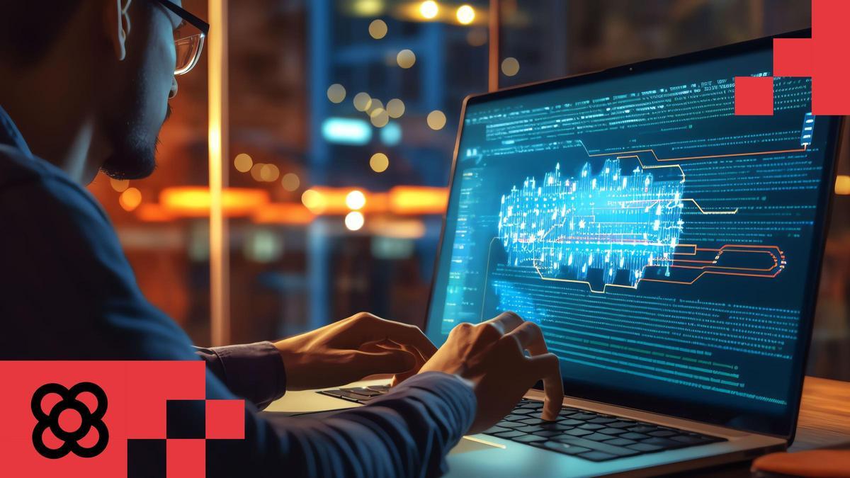 Hacker experto en ciberseguridad trabajando