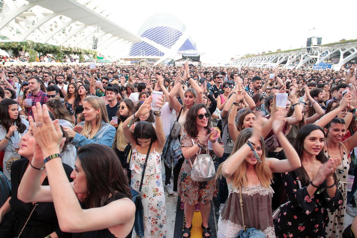 El público de una de las ediciones del Festival de les Arts.