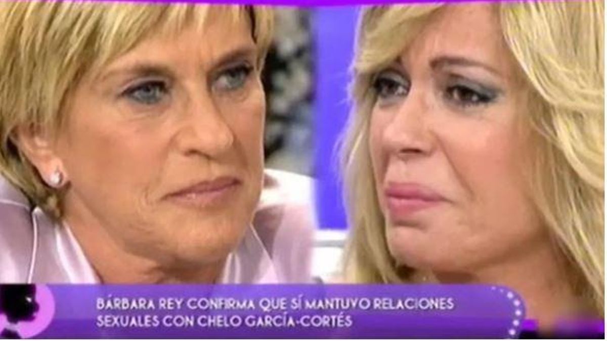 Chelo García Cortés y Bárbara Rey