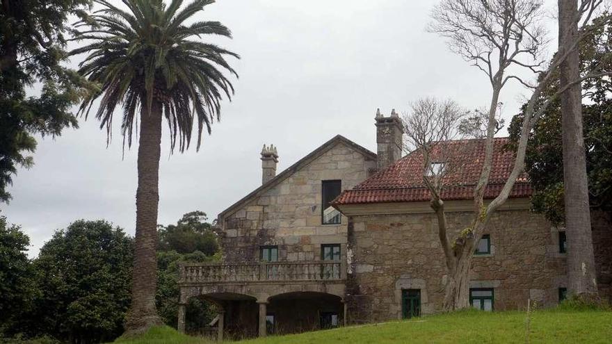 Pazo de Vista Real, en Vilanova de Arousa. // Noé Parga