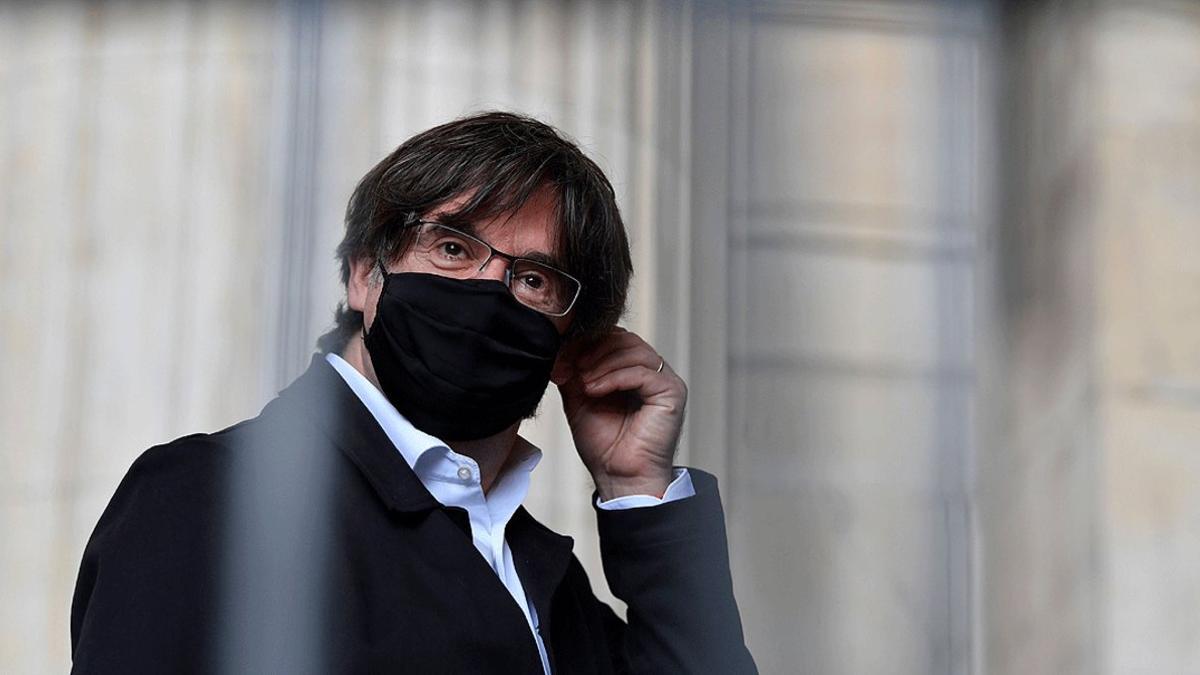 El 'expresident' Carles Puigdemont, en Bruselas, el pasado 23 de junio