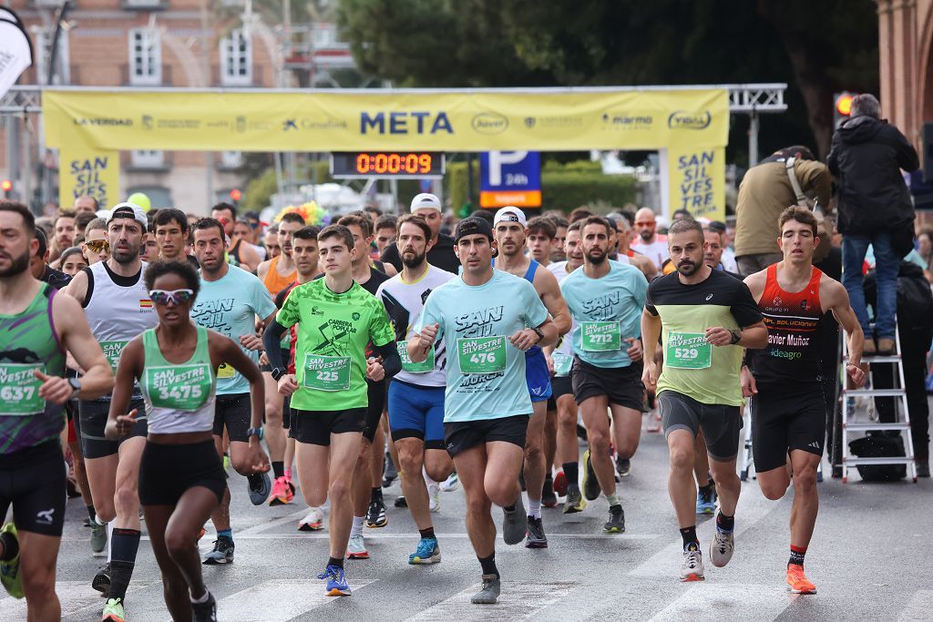Las imágenes de la San Silvestre 2024 en Murcia