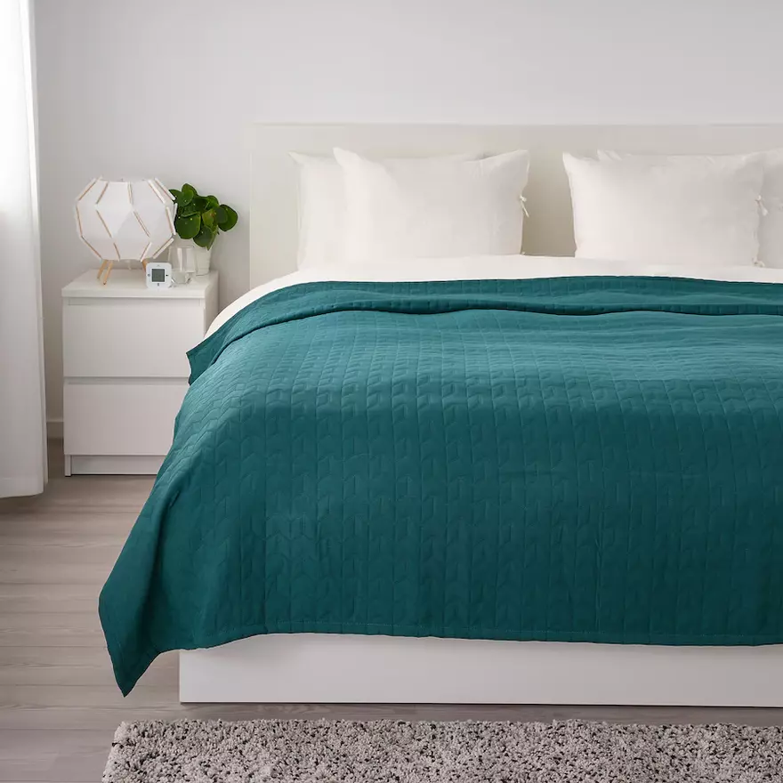 Colchas cama 150 Cuatro colchas baratas de Ikea para decorar y