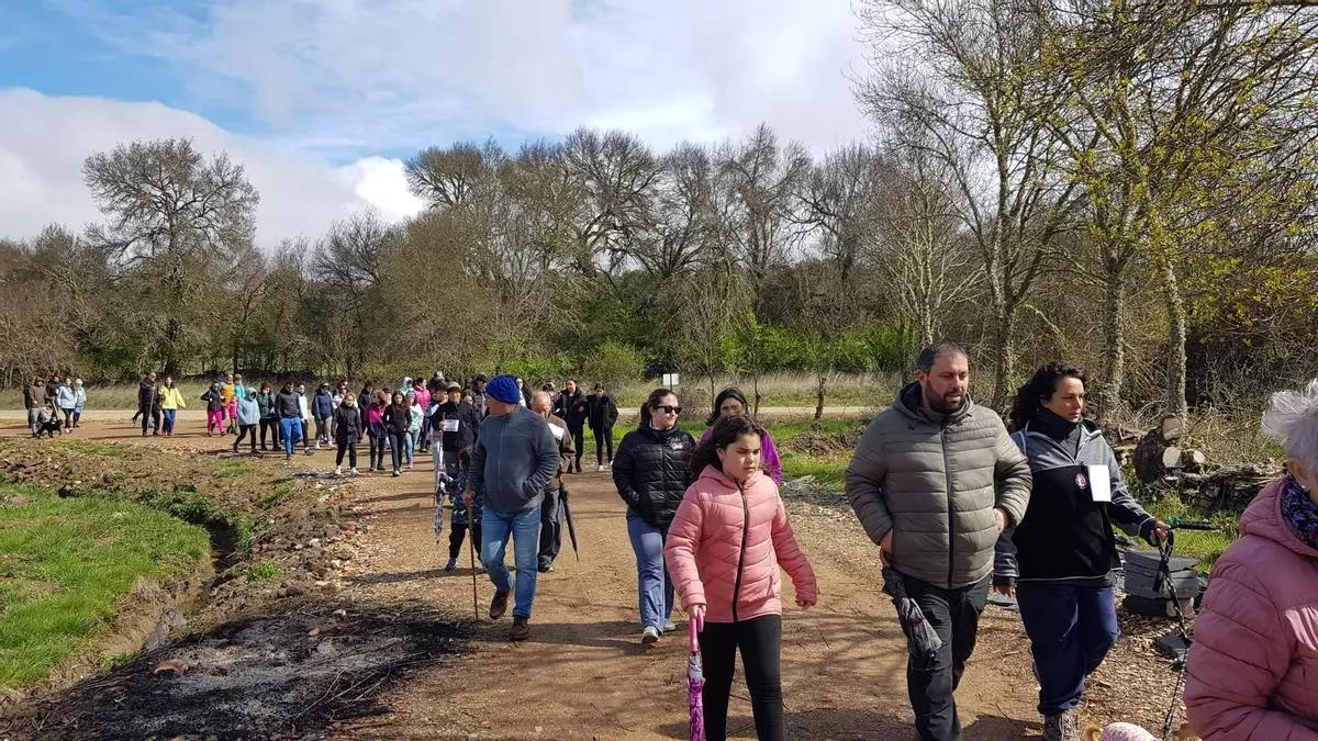 Un momento de la marcha altruista en 2025.