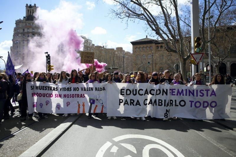 Concentraciones por el 8-M en Zaragoza