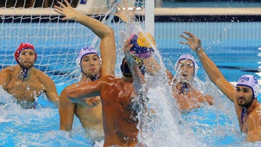 Serbia liquida a España en los cuartos de waterpolo