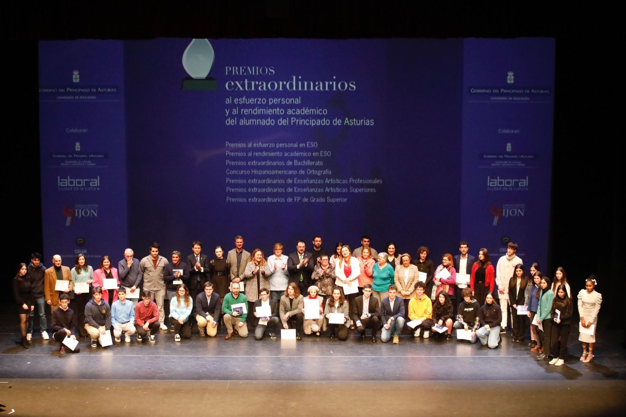 En imágenes: Así fue la ceremonia de entrega de los premios extraordinarios al esfuerzo personal