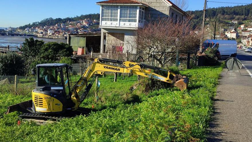 Inicio de las obras, ayer.   | // FDV