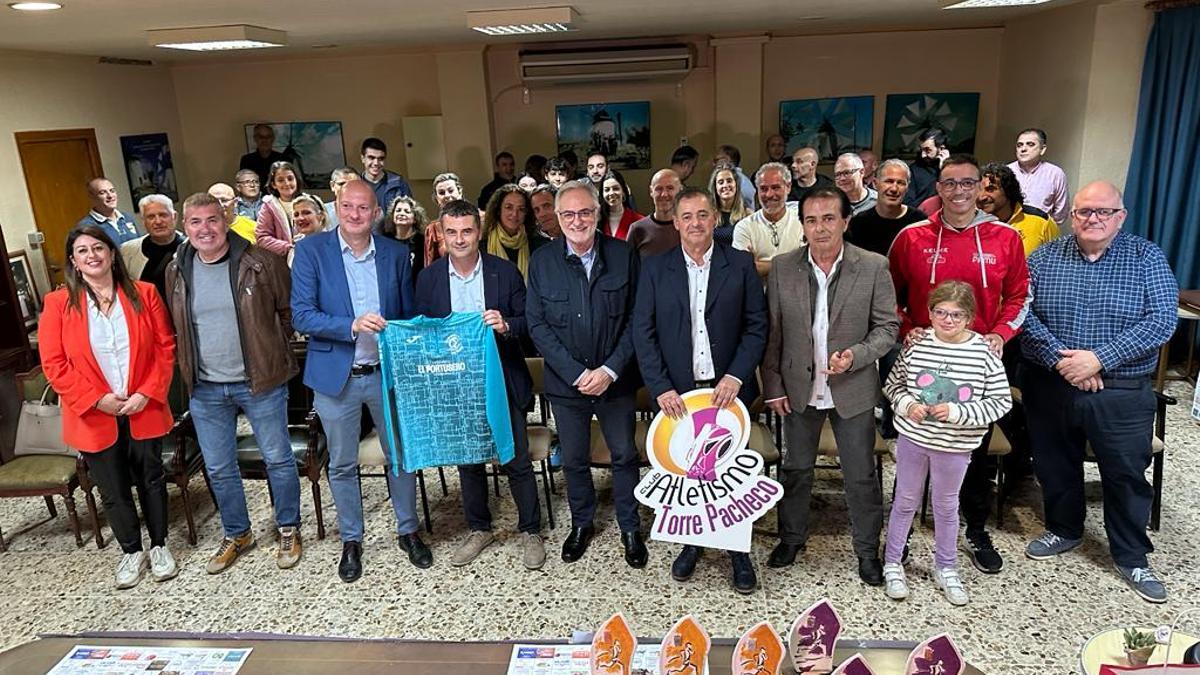 Un momento de la presentación de la Media Maratón de Torre Pacheco